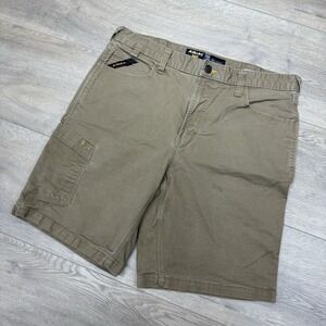 Ariat Rebar M4 Relaxed Fit Brown Shorts Men's Sz 34 Workwear